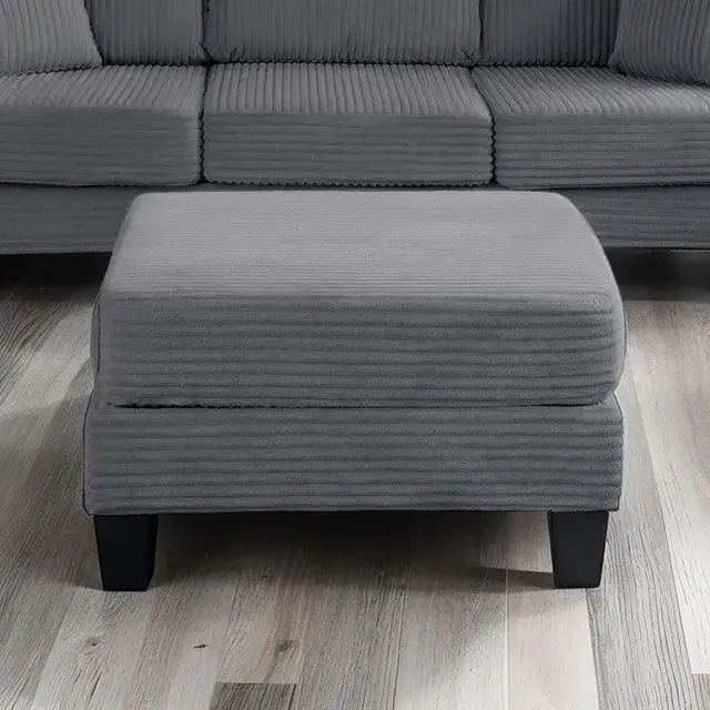 Contemporary Dark Gray Sofa — Sofa, view 2