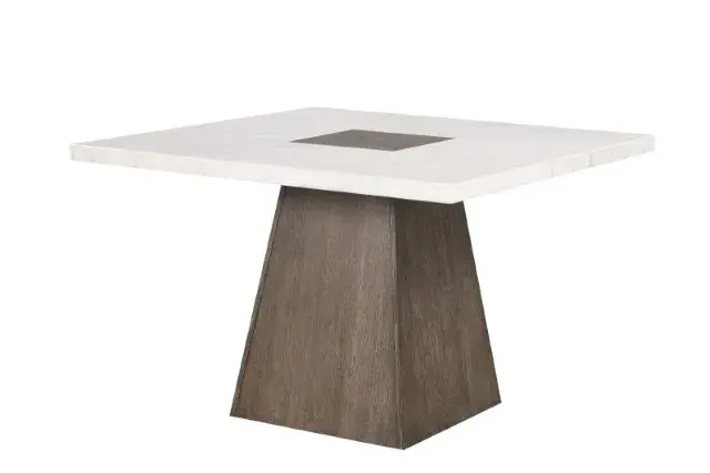 Contemporary Dark Walnut Dining Set — Dining Table, main view