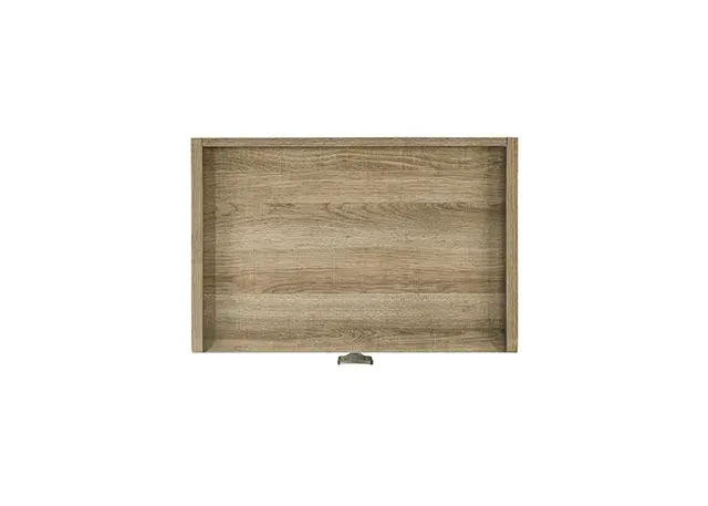 Contemporary Dusty Oak Nightstand — Nightstand, view 4