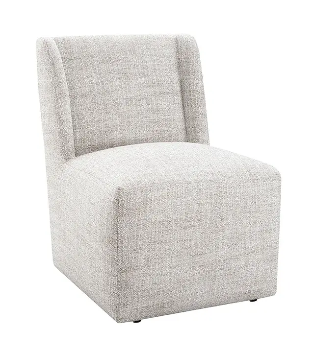Contemporary Ginger Brown Accent Chair — Lounge Chair, view 2