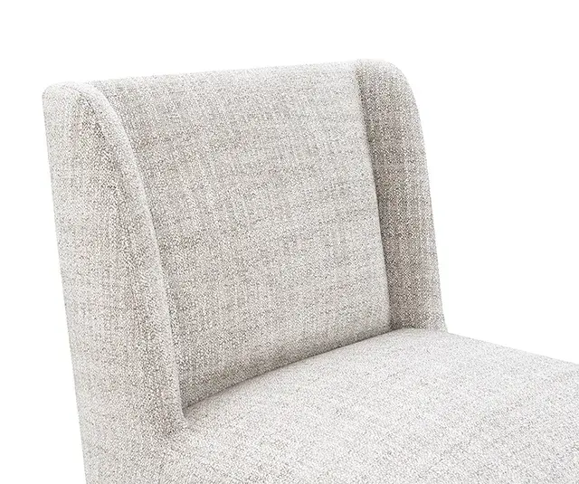 Contemporary Ginger Brown Accent Chair — Lounge Chair, view 4