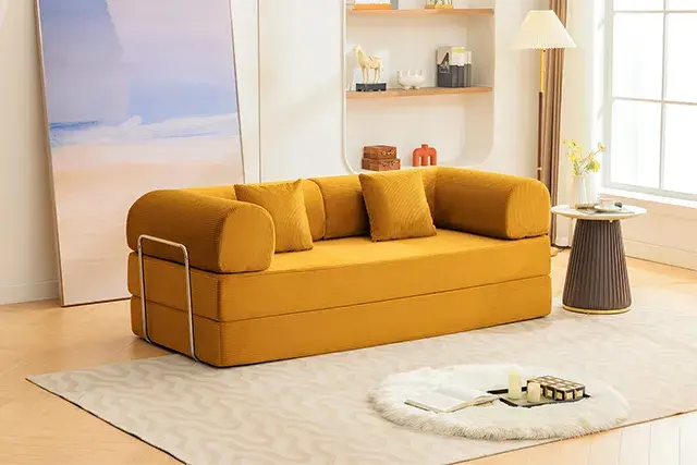 Contemporary Ginger Sofa — Sofa, view 2