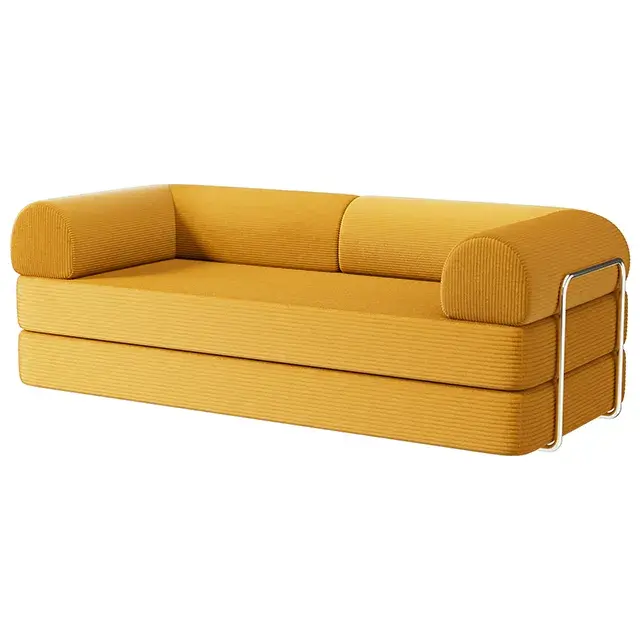 Contemporary Ginger Sofa — Sofa, view 3