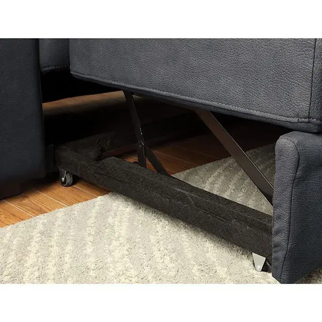 Contemporary Graphite Sectional Sofa — Sofa, view 6