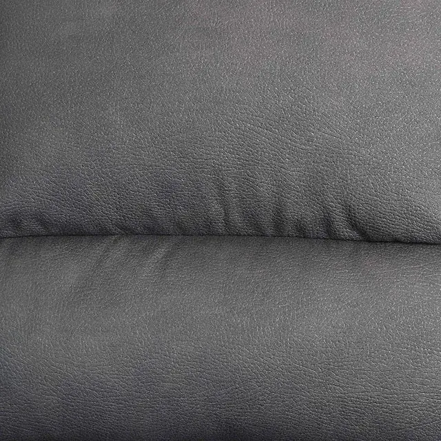 Contemporary Graphite Sectional Sofa — Sofa, view 7