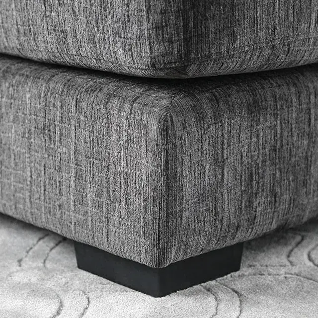Contemporary Gray Modular Sectional — Sofa, view 4