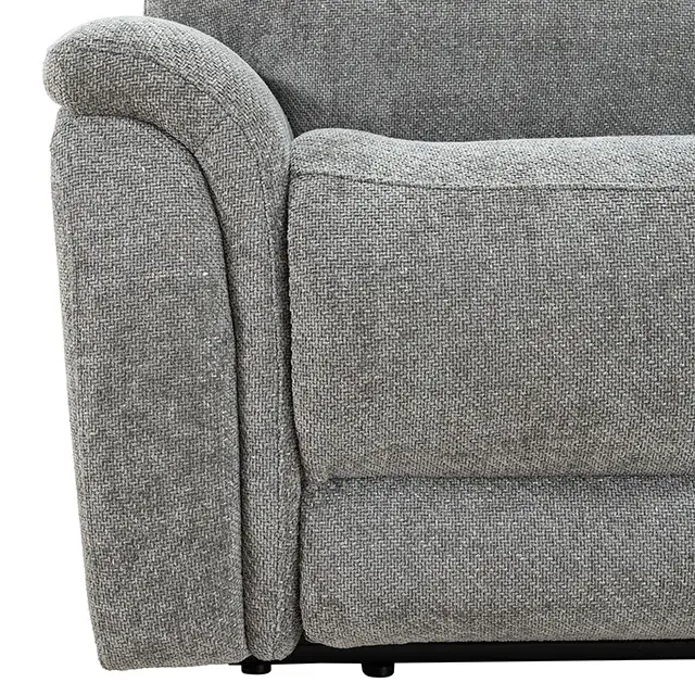 Contemporary Gray Power Reclining Sectional (Mattheus) — Sofa, view 5