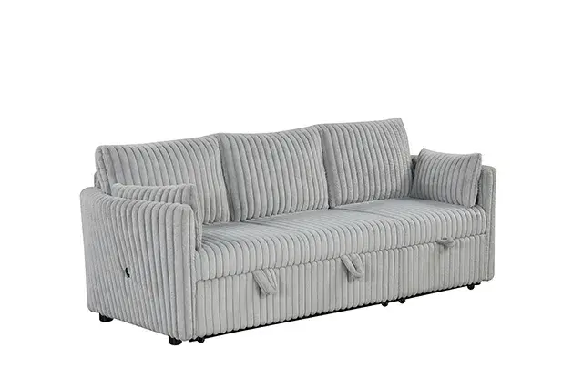 Contemporary Gray Sofa — Sofa, view 4