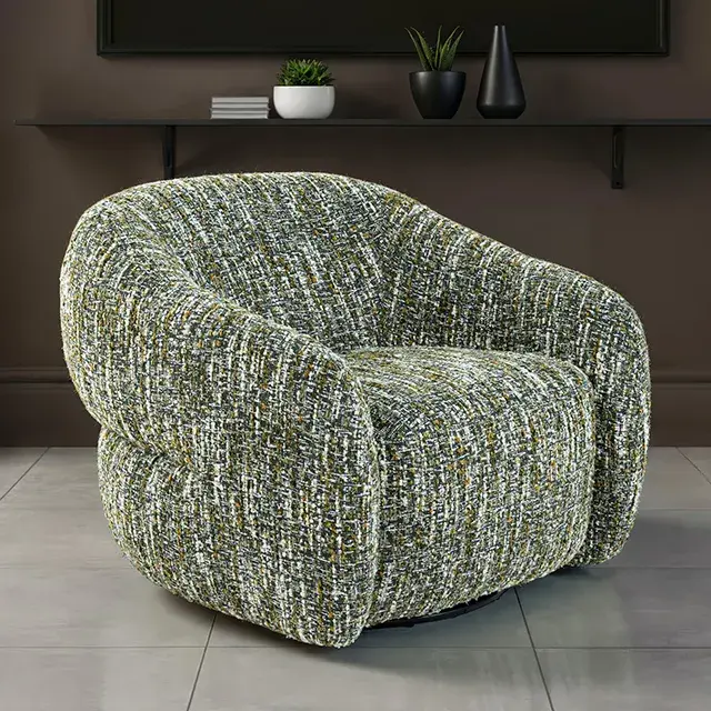 Contemporary Green Accent Chair — Lounge Chair, main view