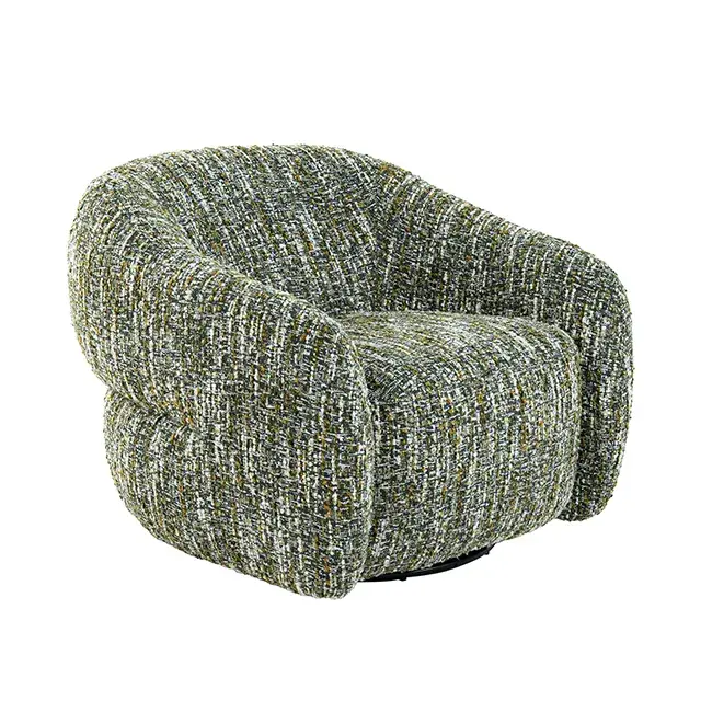 Contemporary Green Accent Chair — Lounge Chair, view 3