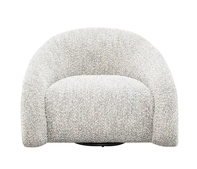 Contemporary Light Brown Accent Chair — Lounge Chair, view 4
