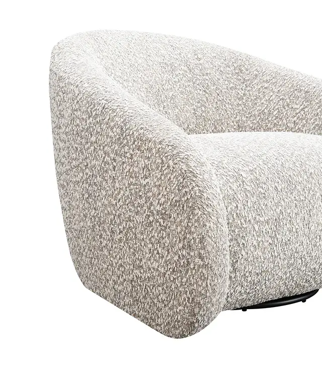 Contemporary Light Brown Accent Chair — Lounge Chair, view 5