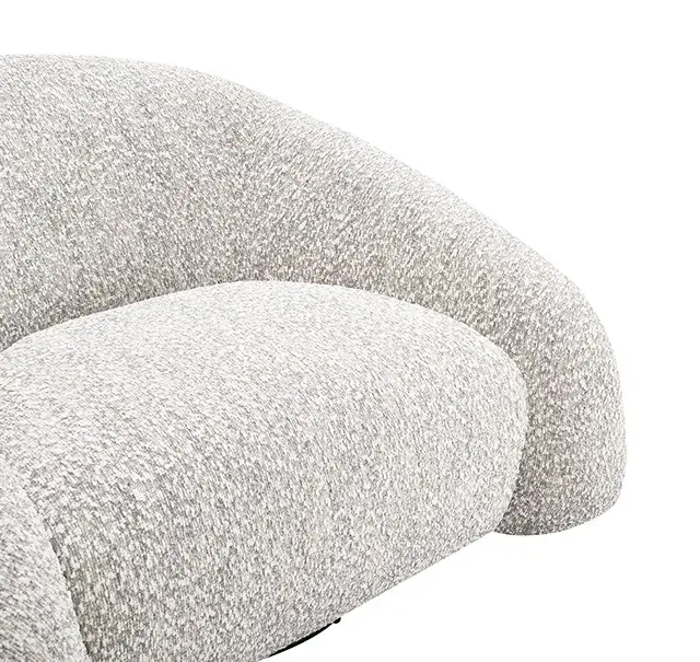 Contemporary Light Brown Accent Chair — Lounge Chair, view 6