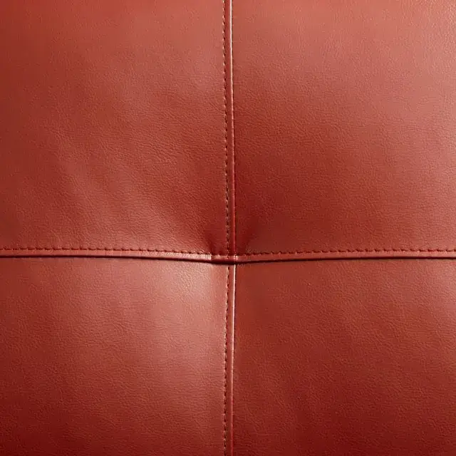 Contemporary Mahogany Red Sectional Sofa — Sofa, view 4