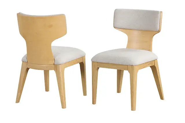 Contemporary Natural Dining Set — Dining Table, view 2