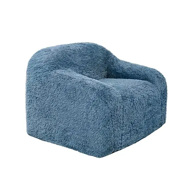 Contemporary Ocean Blue Accent Chair — Lounge Chair, view 4