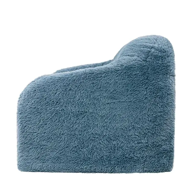 Contemporary Ocean Blue Accent Chair — Lounge Chair, view 7