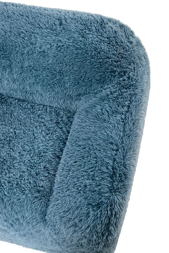 Contemporary Ocean Blue Accent Chair — Lounge Chair, view 8