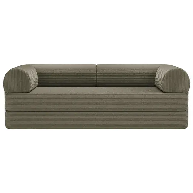 Contemporary Olive Green Sofa (Perri) — Sofa, view 5