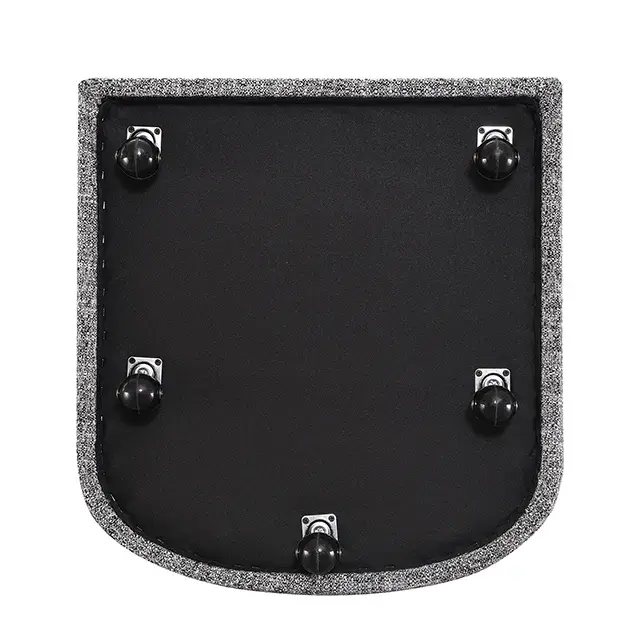 Contemporary Pewter Gray Accent Chair (Fico) — Lounge Chair, view 4