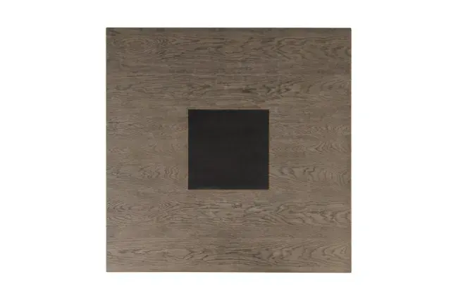 Contemporary Rustic Oak/Dark Walnut Dining Set — Dining Table, main view