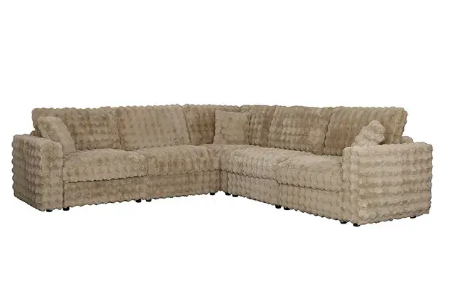 Contemporary Sand Sectional Sofa — Sofa, view 2