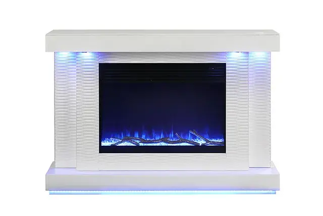Contemporary White TV Console — TV Unit, view 8