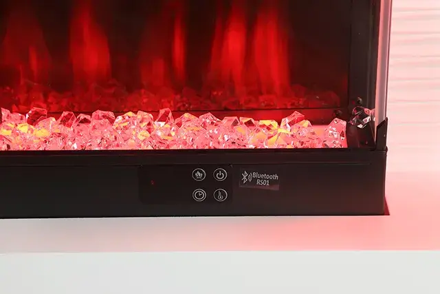 Contemporary White TV Console (Peseux) — TV Unit, view 3