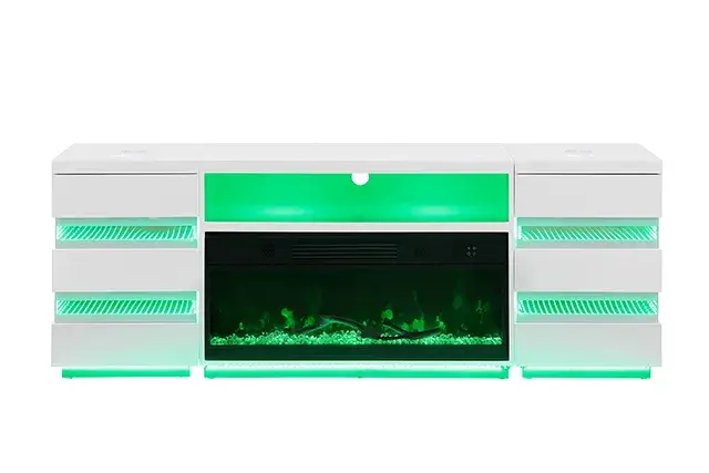 Contemporary White TV Console (Terni) — TV Unit, view 18
