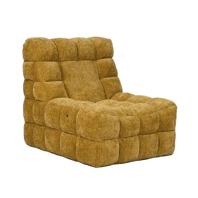 Contemporary Yellow Accent Chair — Lounge Chair, view 4