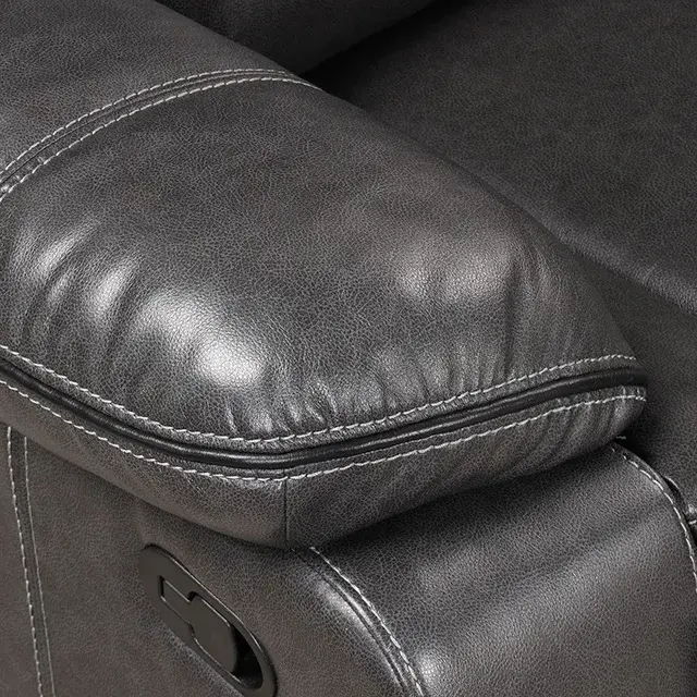 Double Stitching Plush Cushions Sectional Sofa — Sofa, view 6