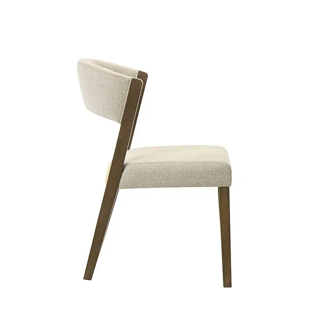 Mid-Century Modern Walnut Accent Chair — Lounge Chair, view 3