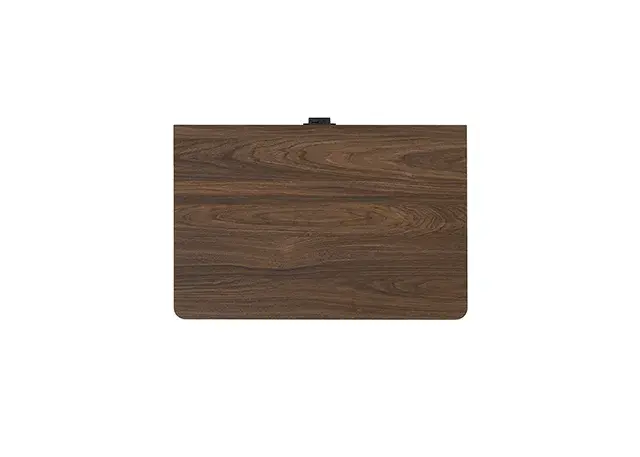 Mid-Century Modern Walnut Nightstand — Nightstand, view 8
