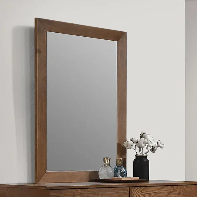 Mid-Century Modern Walnut Nightstand (Tromso) — Nightstand, view 4