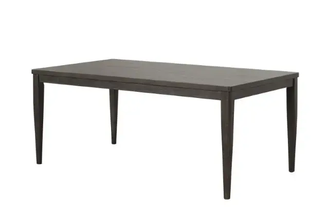 Modern Dark Walnut Dining Set — Dining Table, main view