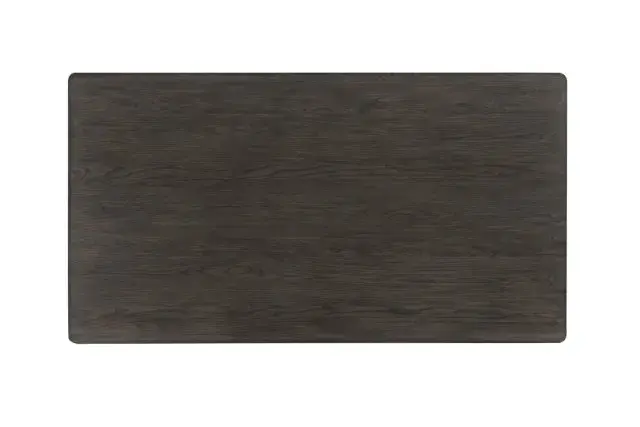 Modern Dark Walnut Dining Set — Dining Table, view 3