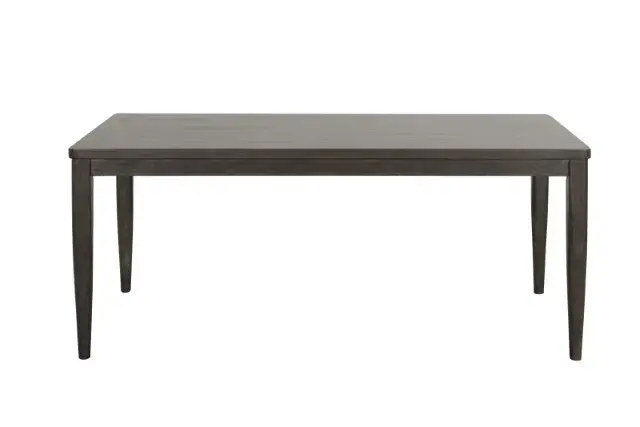 Modern Dark Walnut Dining Set — Dining Table, view 4
