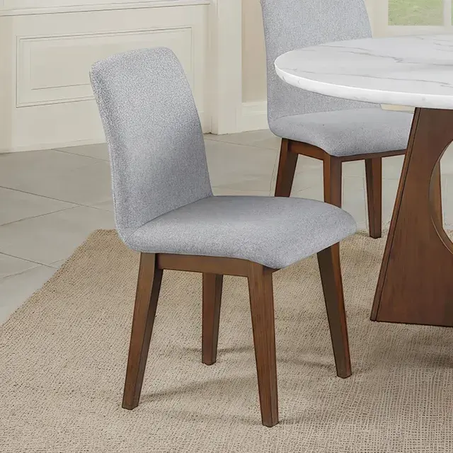 Organic Modern Walnut Accent Chair — Lounge Chair, view 3