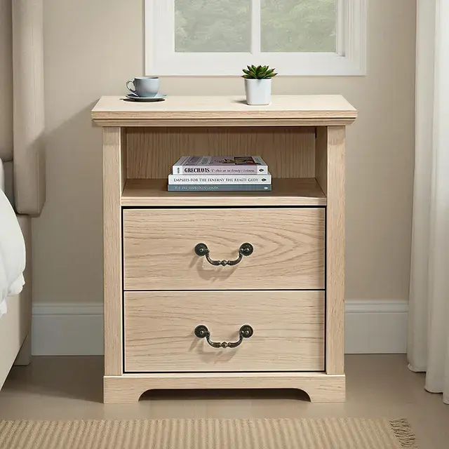Rustic Natural Nightstand — Nightstand, main view