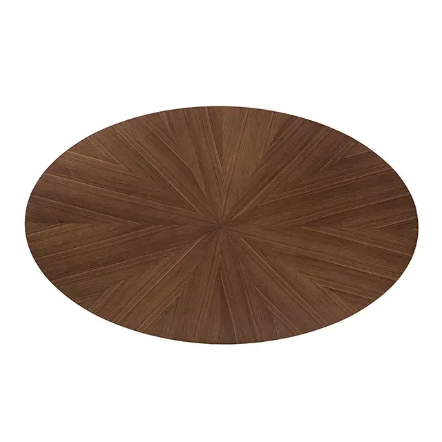 Table + 4 Chairs Mid-Century Modern Dining Set — Dining Table, main view