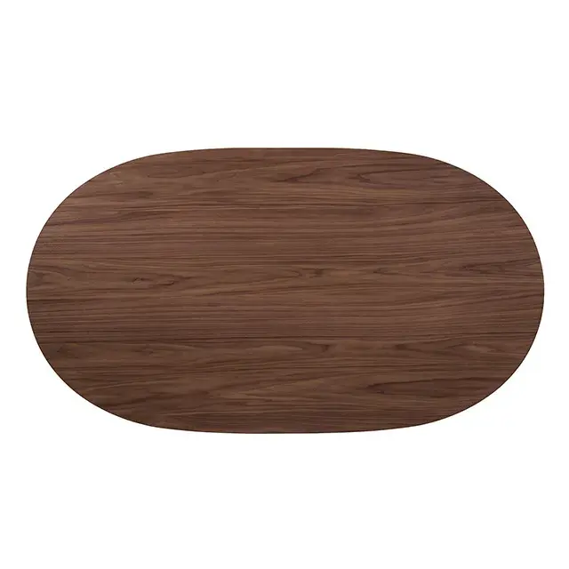 Table + 6 Chairs Mid-Century Modern Dining Set (Uzwil) — Dining Table, main view