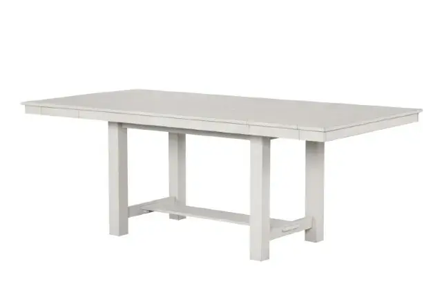 Table + 6 Chairs Rustic Farmhouse Dining Set — Dining Table, view 2