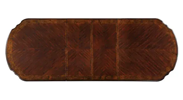 Traditional Brown Cherry Dining Set (Canyonville) — Dining Table, view 2