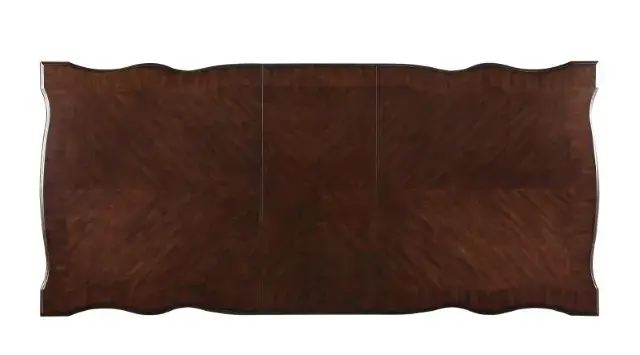 Traditional Brown Cherry/Espresso Dining Set — Dining Table, view 2