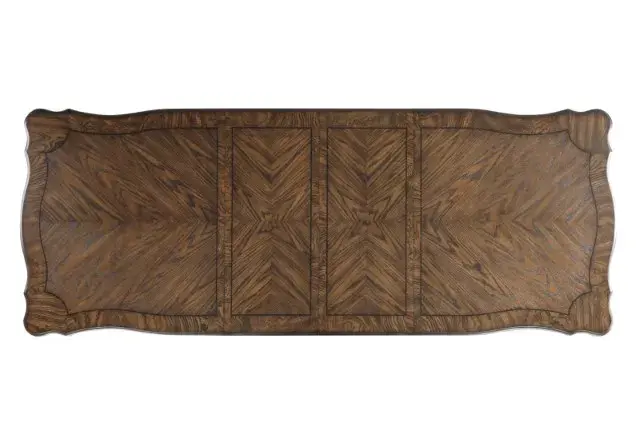 Traditional Dark Brown Dining Set — Dining Table, view 9