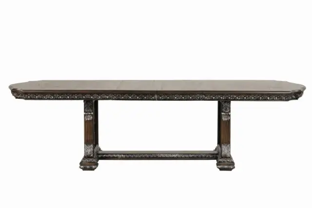 Traditional Dark Brown Dining Set (Promenade) — Dining Table, view 5