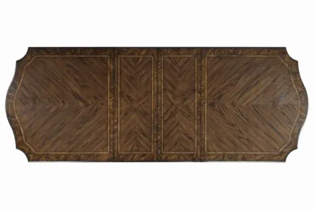 Traditional Dark Brown Dining Set (Promenade) — Dining Table, view 7