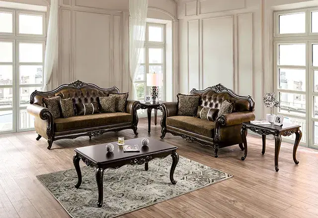 Traditional Dark Cherry/Brown Accent Chair (Ensenada), custom commercial furniture by DMD Furnishing