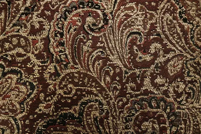 Traditional Dark Cherry/Brown Sofa (Ensenada) — Sofa, view 6