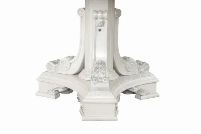 Traditional Ivory Dining Set — Dining Table, view 6